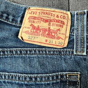 Levi 527 blue jeans 31/30 mint condition, hardly worn